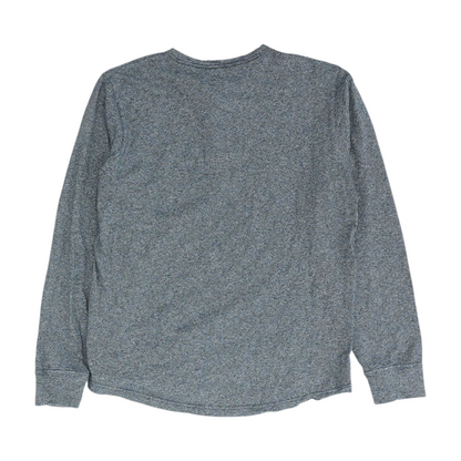 Gray Solid Henley T-Shirt