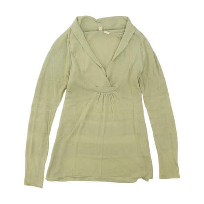 Green Petite Pullover Sweater