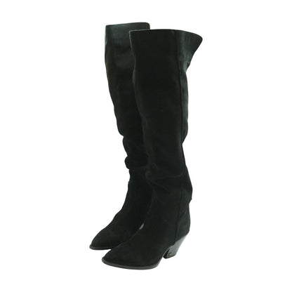 Black Knee High Boots