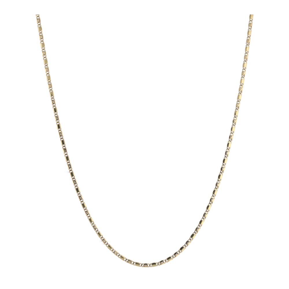 18K Yellow Gold Chain Necklace