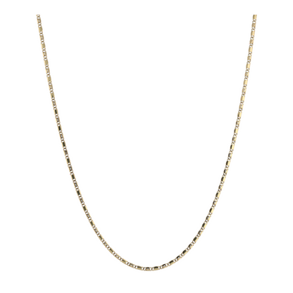 18K Yellow Gold Chain Necklace