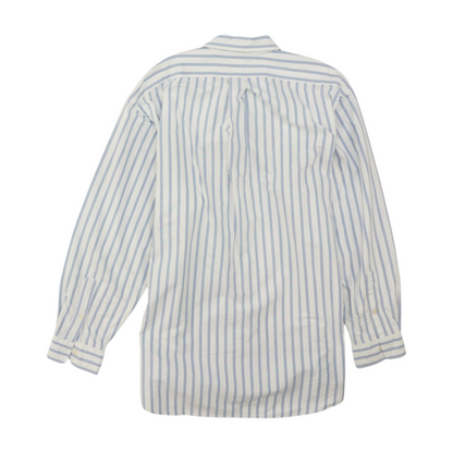 Blue Striped Long Sleeve Button Down