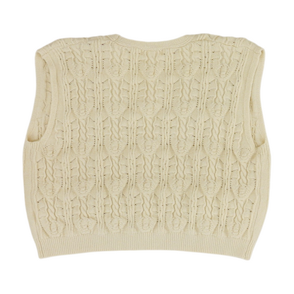 Beige Vest Sweater