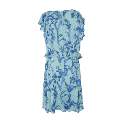 Blue Petite Floral Mini Dress