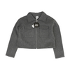 Gray Solid Jacket