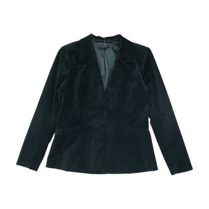 Black Solid Blazer