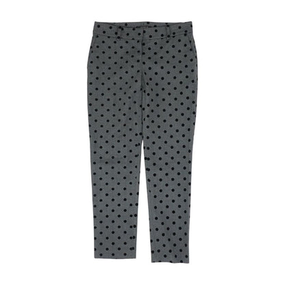 Gray Polka Dot Dress Pants