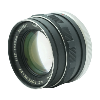 55mm F/1.7 Rokkor PF Lens