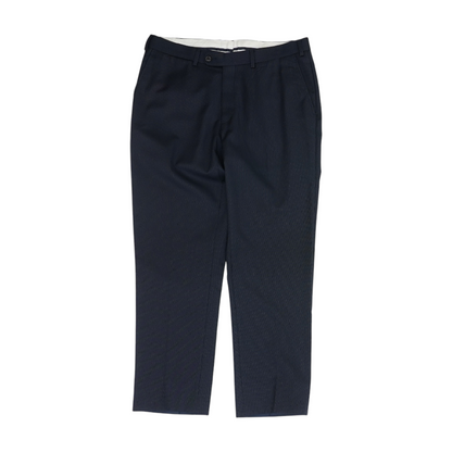 Navy Striped Regular Pants