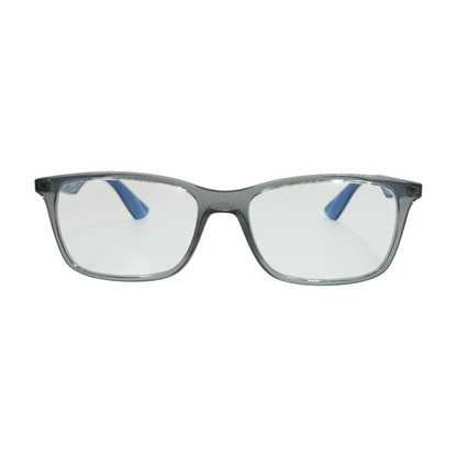 Gray RB 7047 Rectangle Prescription Eyewear