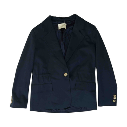 Navy Solid Blazer
