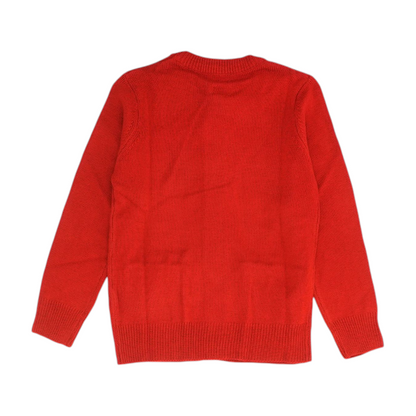 Red Cardigan Sweater