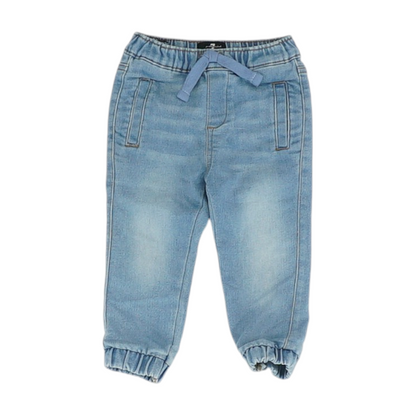 Blue Solid Jeans
