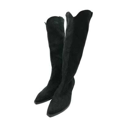Black Knee High Boots