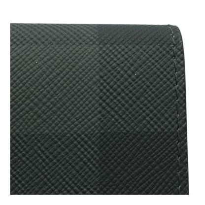 Flint Check Bifold Case in Iron Gray