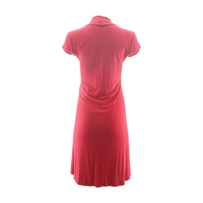 Red Midi Maternity Dress