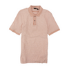 Pink Solid Short Sleeve Polo