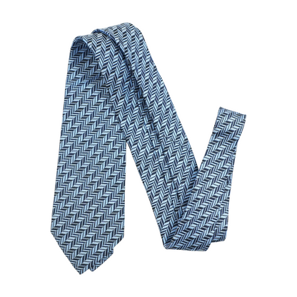 Blue Abstract Neck Tie