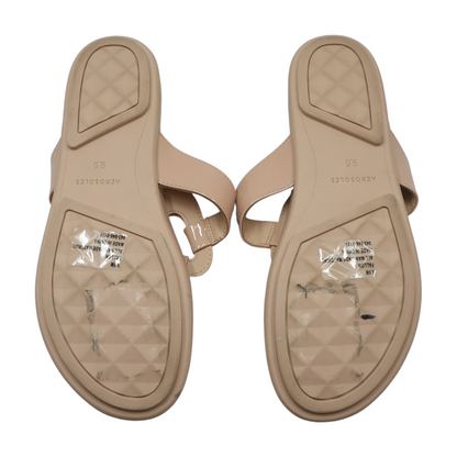 Beige Flip-Flop Sandals