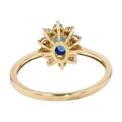 10K Yellow Gold Sapphire Fashion Ring
