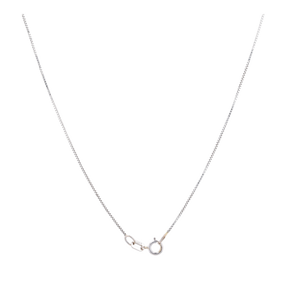 18K White Gold Diamond Pendant Necklace