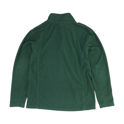 Green Solid 1/4 Zip Pullover