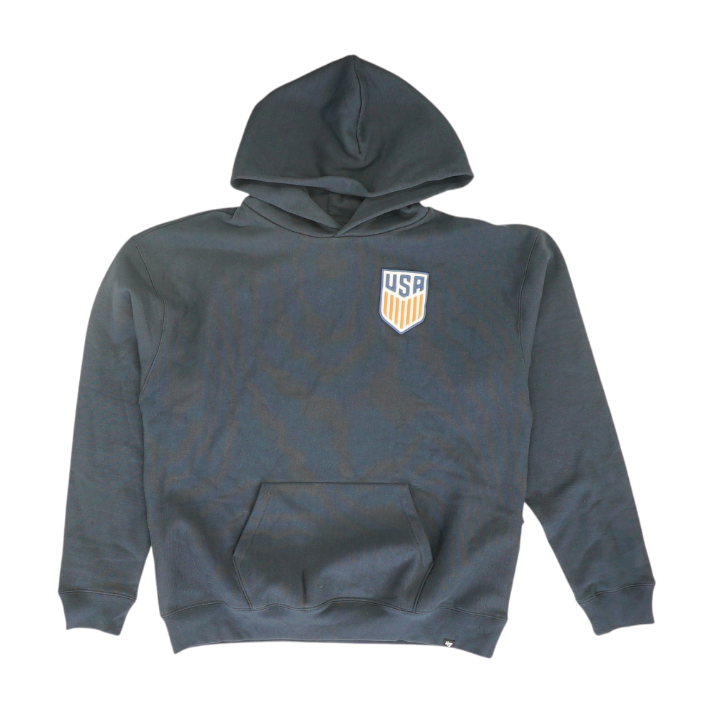 Navy USA Solid Hoodie Pullover