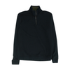 Black Solid 1/4 Zip Pullover