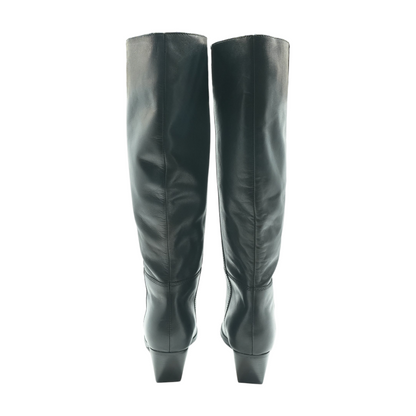 Black Knee-High Boots