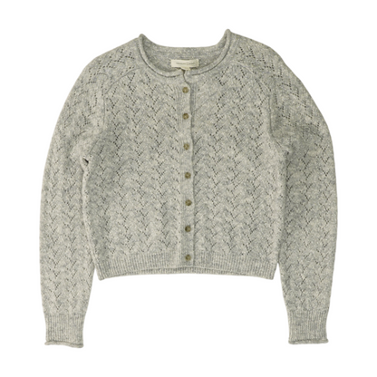 Gray Cardigan Sweater