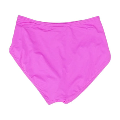 Pink Solid Swim Bottom