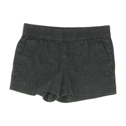 Black Floral Shorts