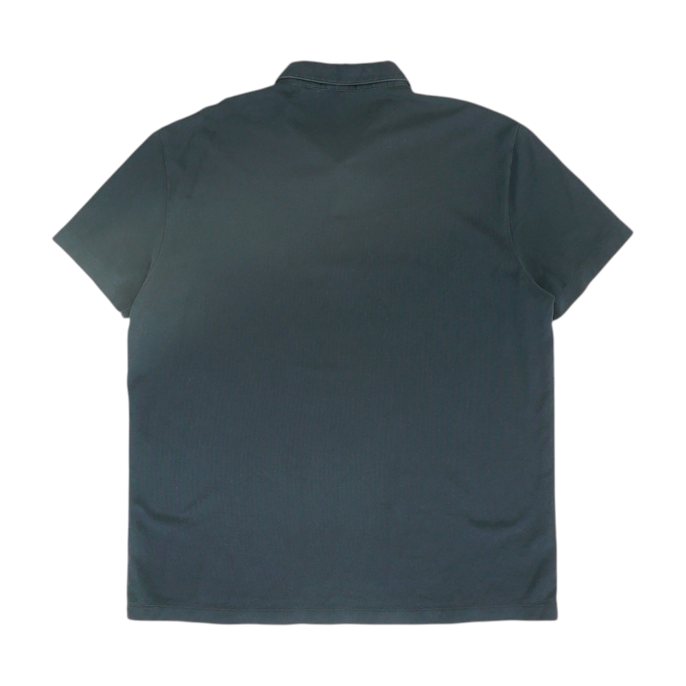 Navy Solid Short Sleeve Polo