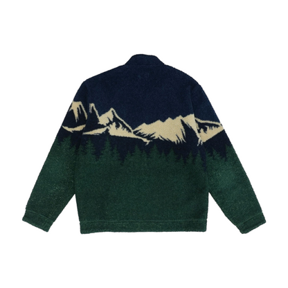 Multi Abstract 1/4 Zip Pullover