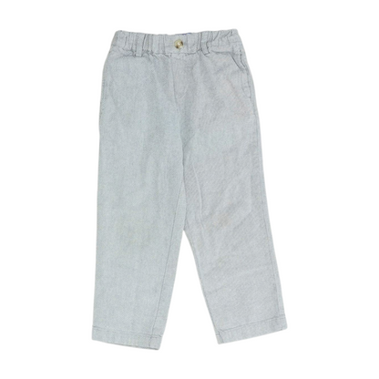 Gray Striped Chino Pants