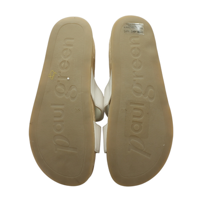 White Flat Sandals