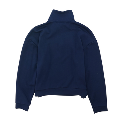 Navy Solid 1/4 Zip Pullover