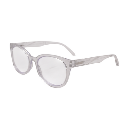 Clear Virginia Round Reading Glasses