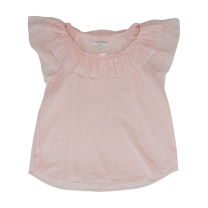 Pink Polka Dot Blouse