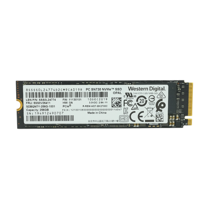256GB Internal NVMe SSD
