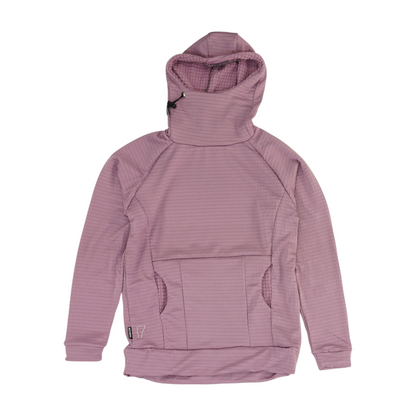 Purple Solid Hoodie Pullover