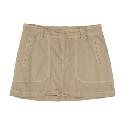 Beige Mini Skirt