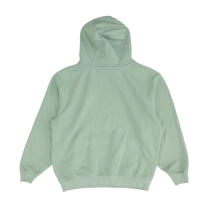 Green Solid Hoodie Pullover