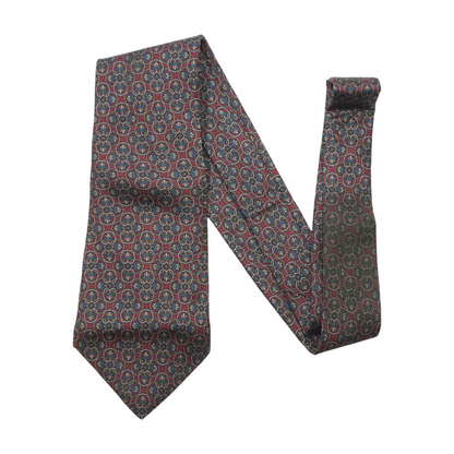 Red Print Neck Tie