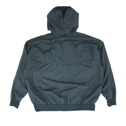 Black Solid Rain Jacket