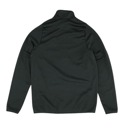 Black Solid 1/4 Zip Pullover
