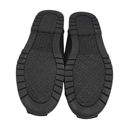 Black Slip-On Flats