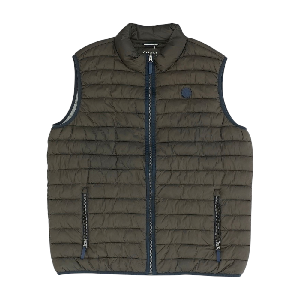 gazman Gray Solid Vest – Image 1