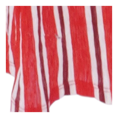 Red Striped Midi Dress