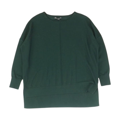 Green Crewneck Knit Top